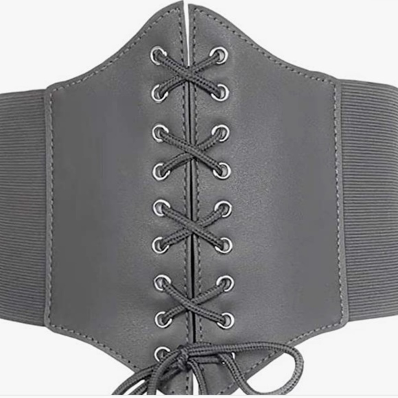 Corsets Belt Tops Leather Vest Pirate Halloween Costume Lace Up Waist Belt Busti main image 5